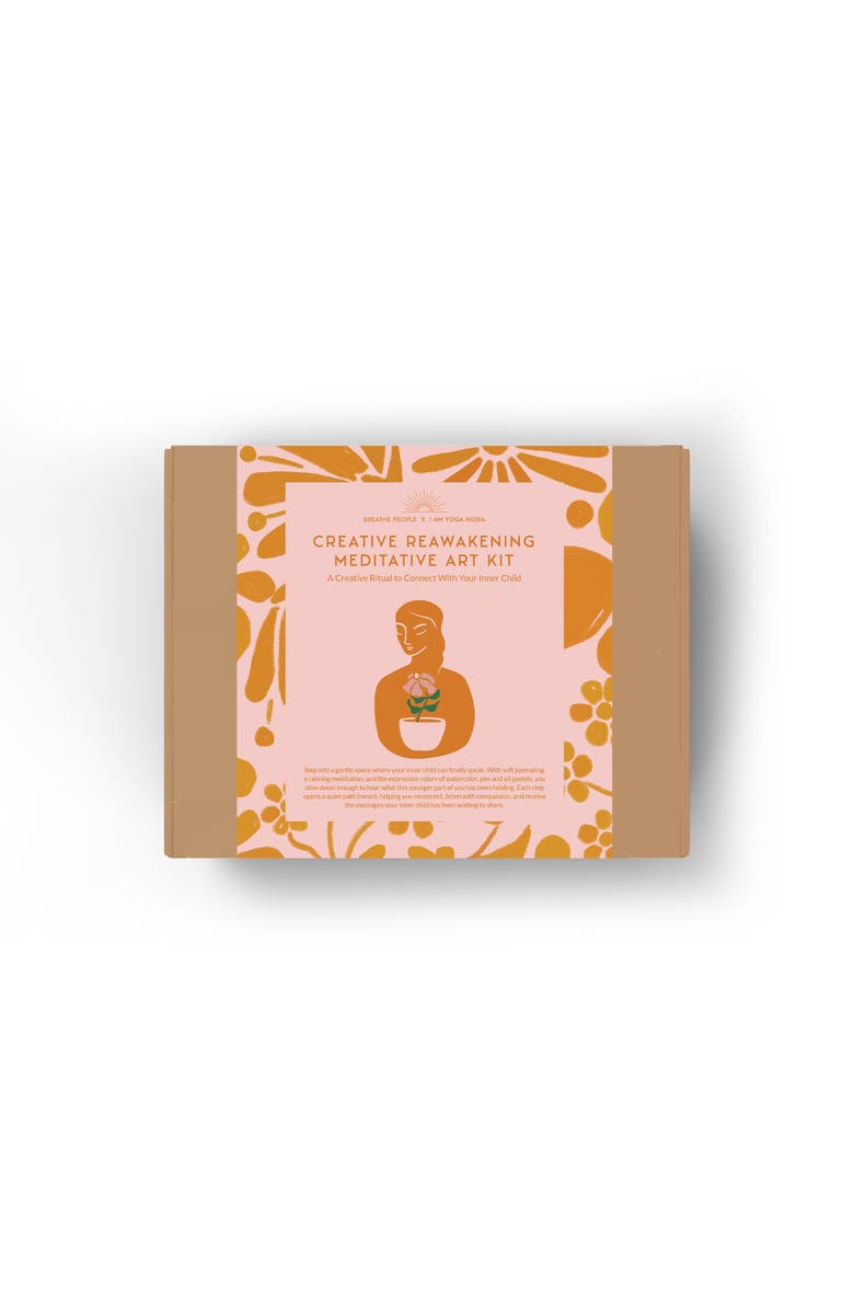 Breathe People Creative Reawakening Meditative Art Kit, Alternate, color, Peach