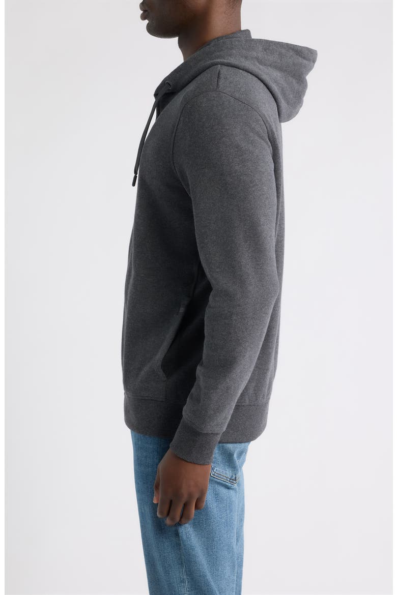 Ace Cotton Blend French Terry Zip Hoodie, Alternate, color, CHARCOAL HEATHER