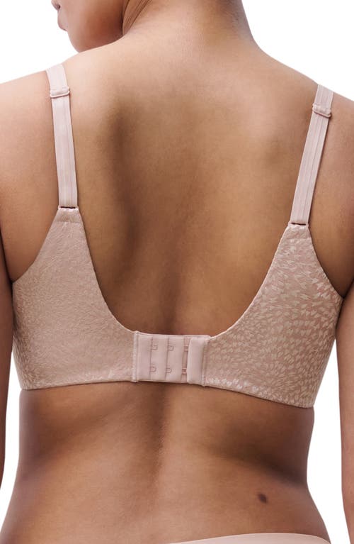 Chantelle Lingerie Magique Underwire Back Smoothing Minimizer Bra In Pink