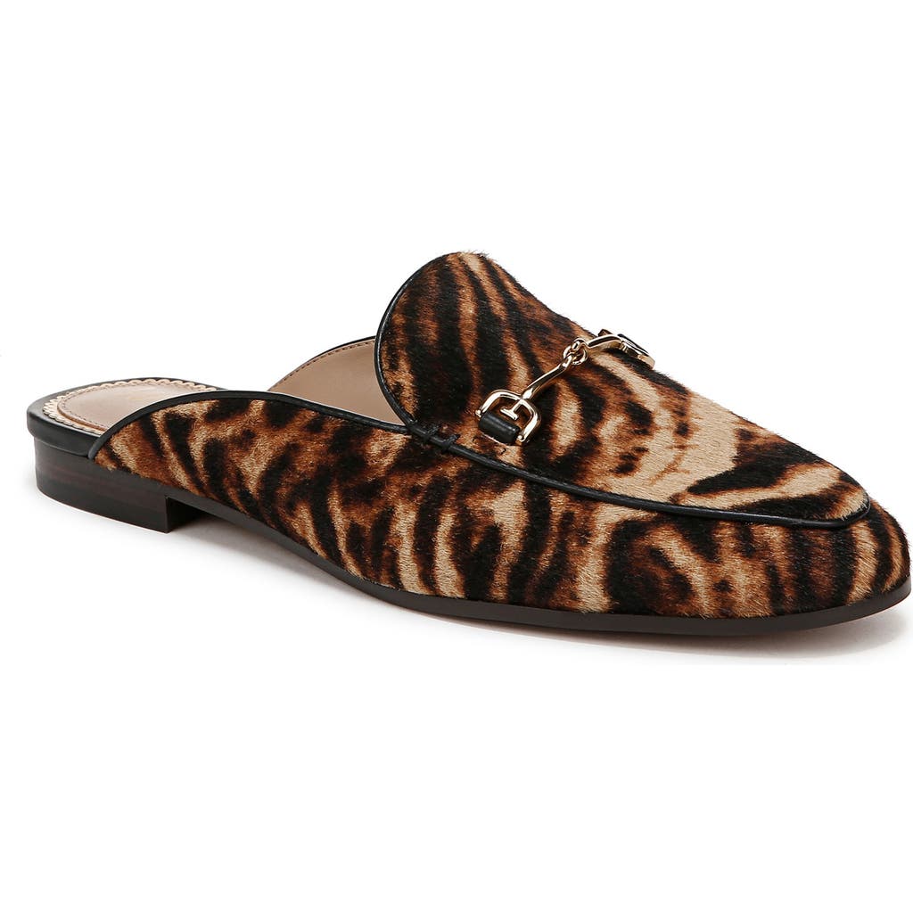 Sam Edelman Linnie Bit Mule Soft Silver In Brown Leopard