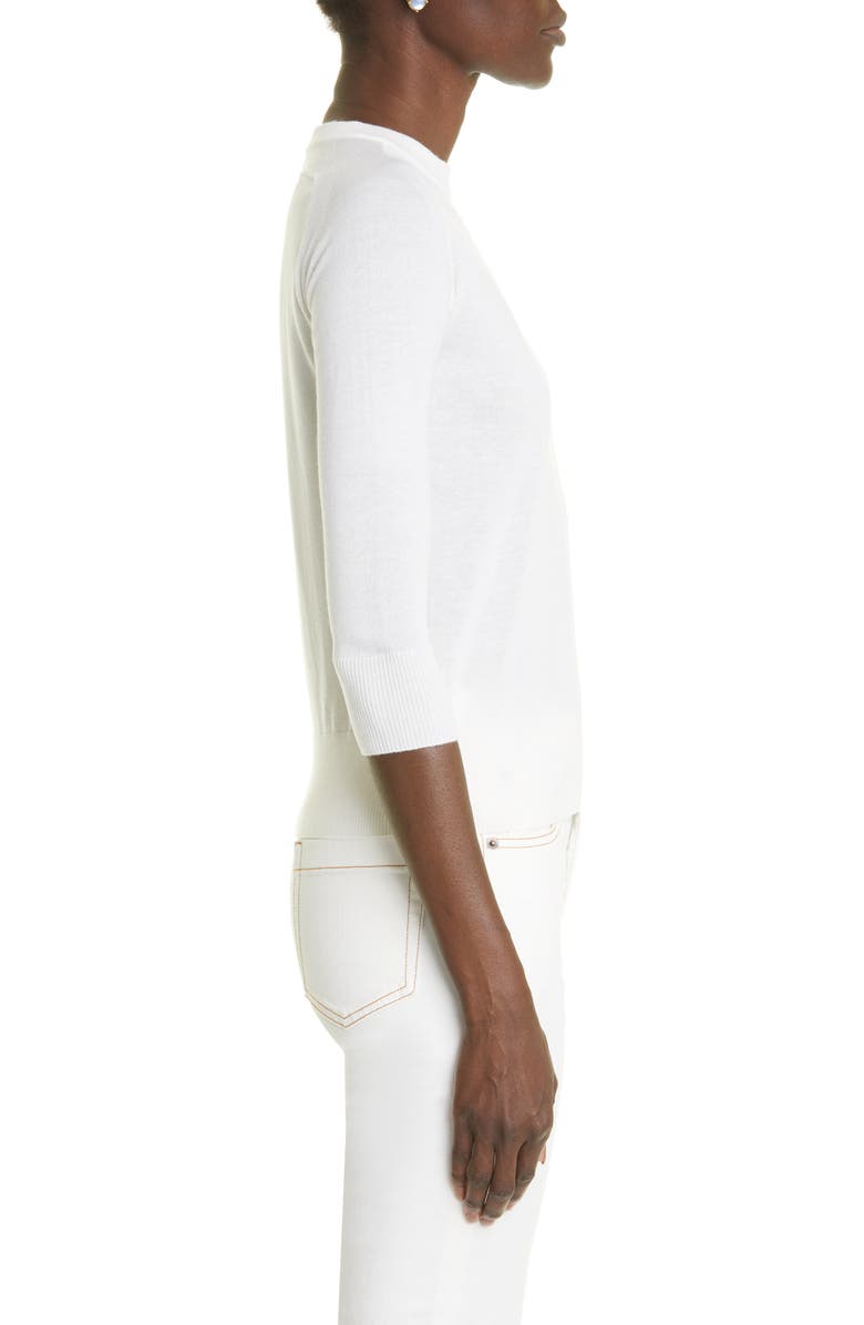 Loro Piana Girocollo Manica Cashmere Sweater, Alternate, color,