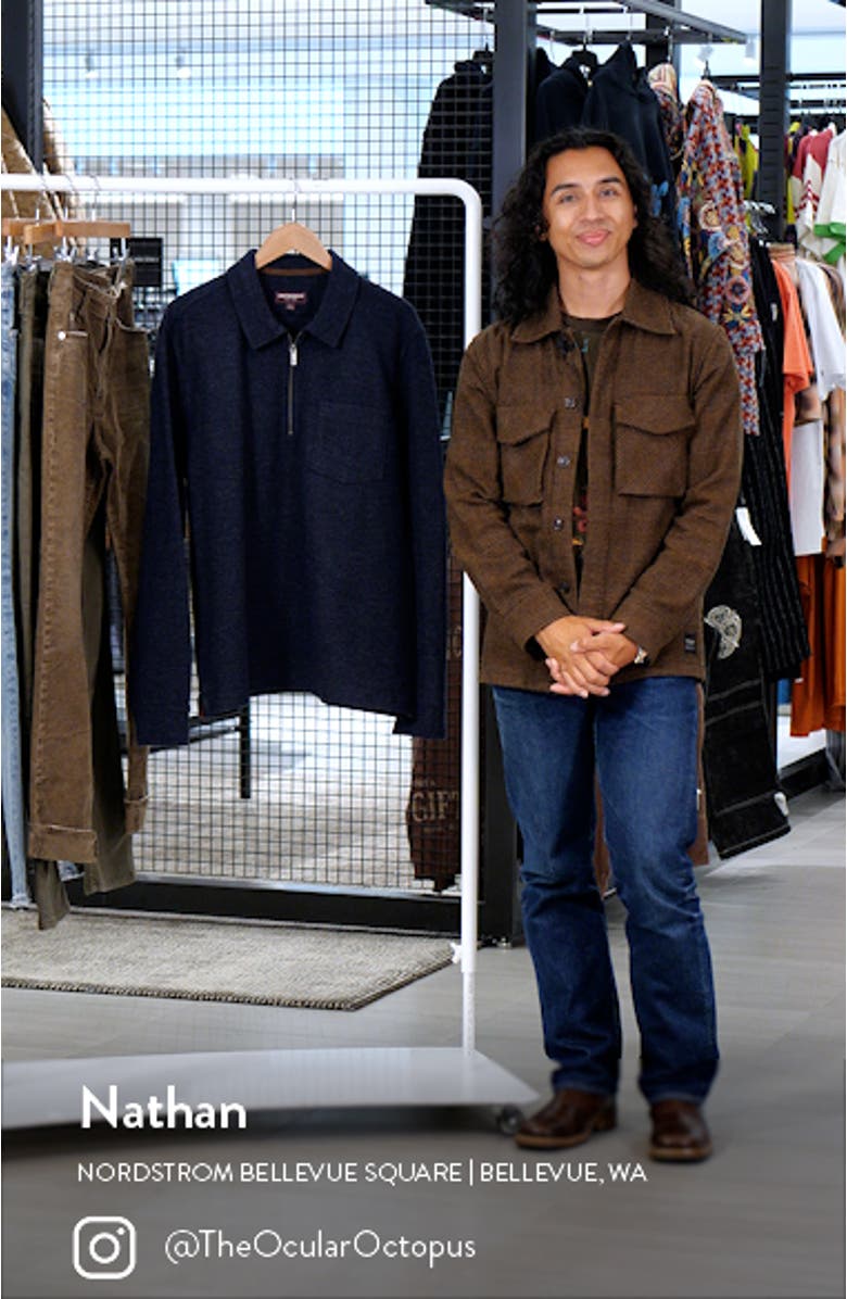 Brushed Knit Quarter Zip Top, sales video thumbnail