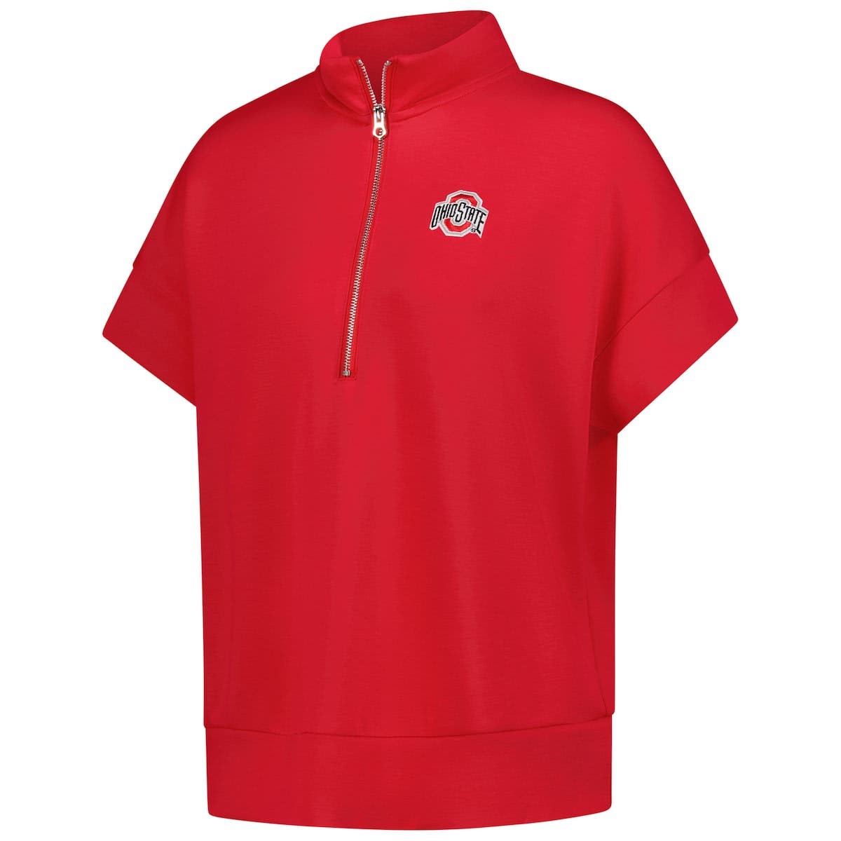 ZOOZATZ Women's ZooZatz Scarlet Ohio State Buckeyes Tri-Blend Quarter ...