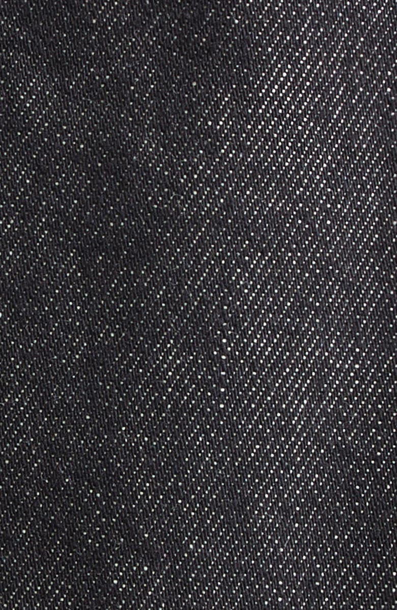 Marni Daisy Appliqué Denim Jacket, Alternate, color, Emb99blublack