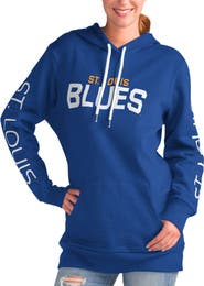 G-III 4HER BY CARL BANKS Women's G-III 4Her by Carl Banks Blue St. Louis Blues Overtime Pullover Hoodie