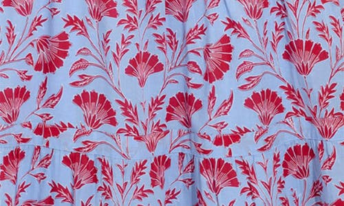 Vineyard Vines Abigail Floral Tie Waist Cotton Voile Dress