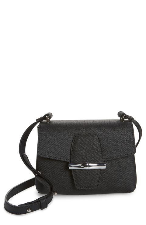 Small Roseau Leather Crossbody Bag