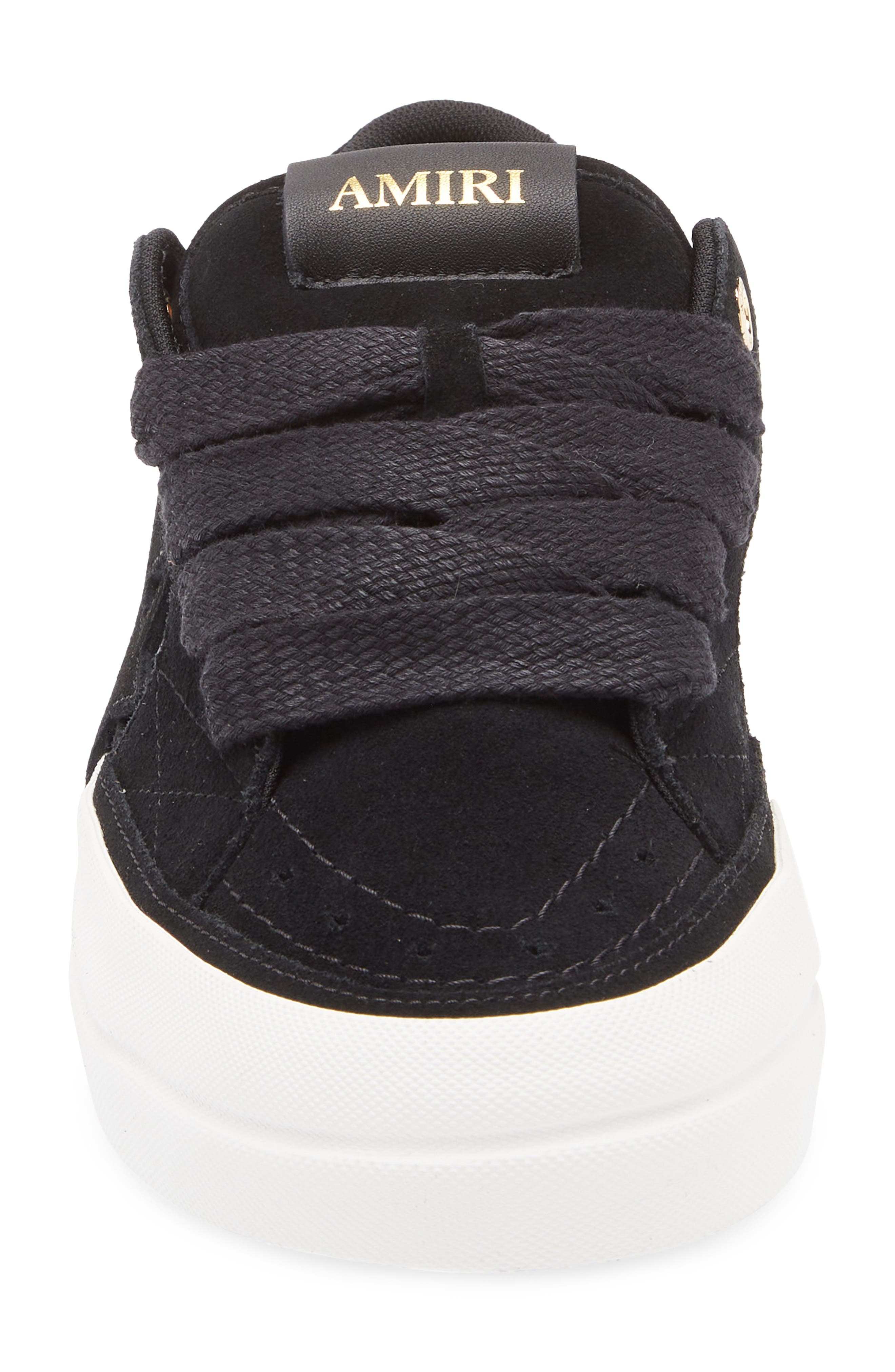 AMIRI Sunset Skate Sneaker, Alternate, color, Black