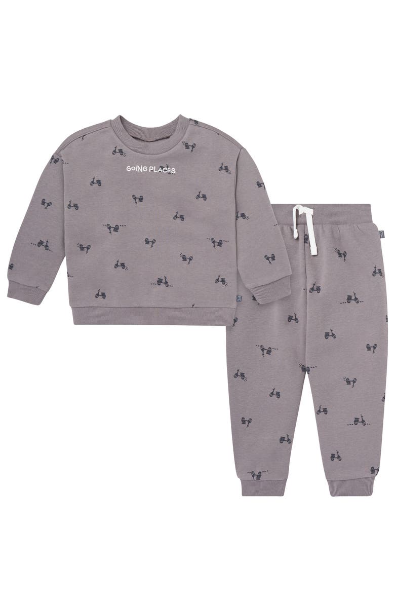 Modern Moments<sup>™</sup> by Gerber Sweatshirt and Jogger Set, Main, color, Stormy Gray