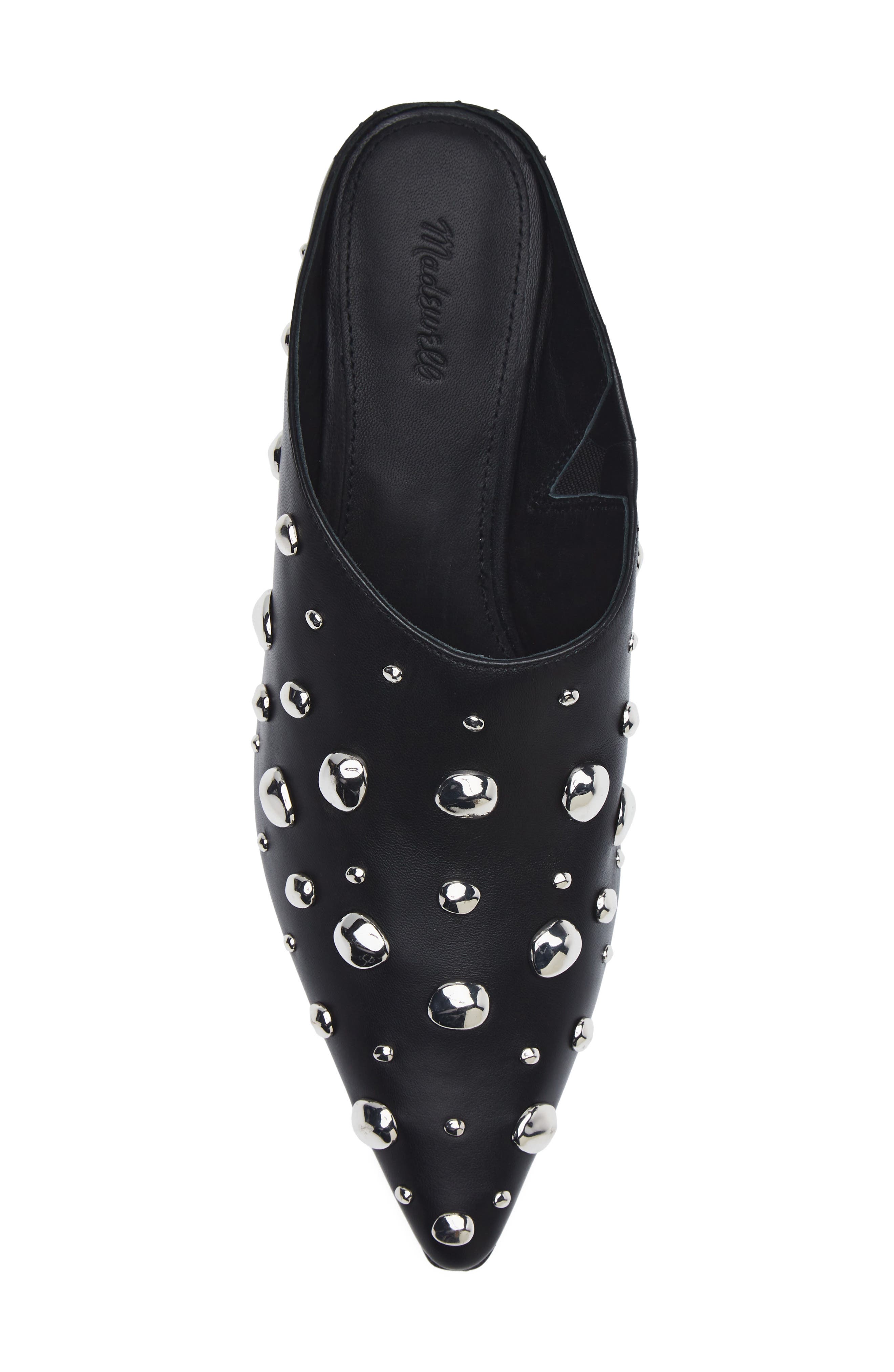 Madewell The Emilie Heeled Mule, Alternate, color, True Black