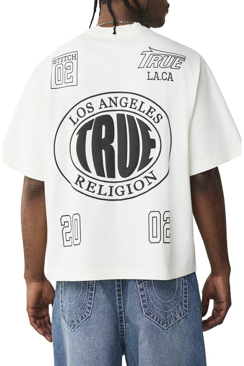 Stacked Boxy Heavyweight Cotton Graphic T-Shirt, Alternate, color, WINTER WHITE