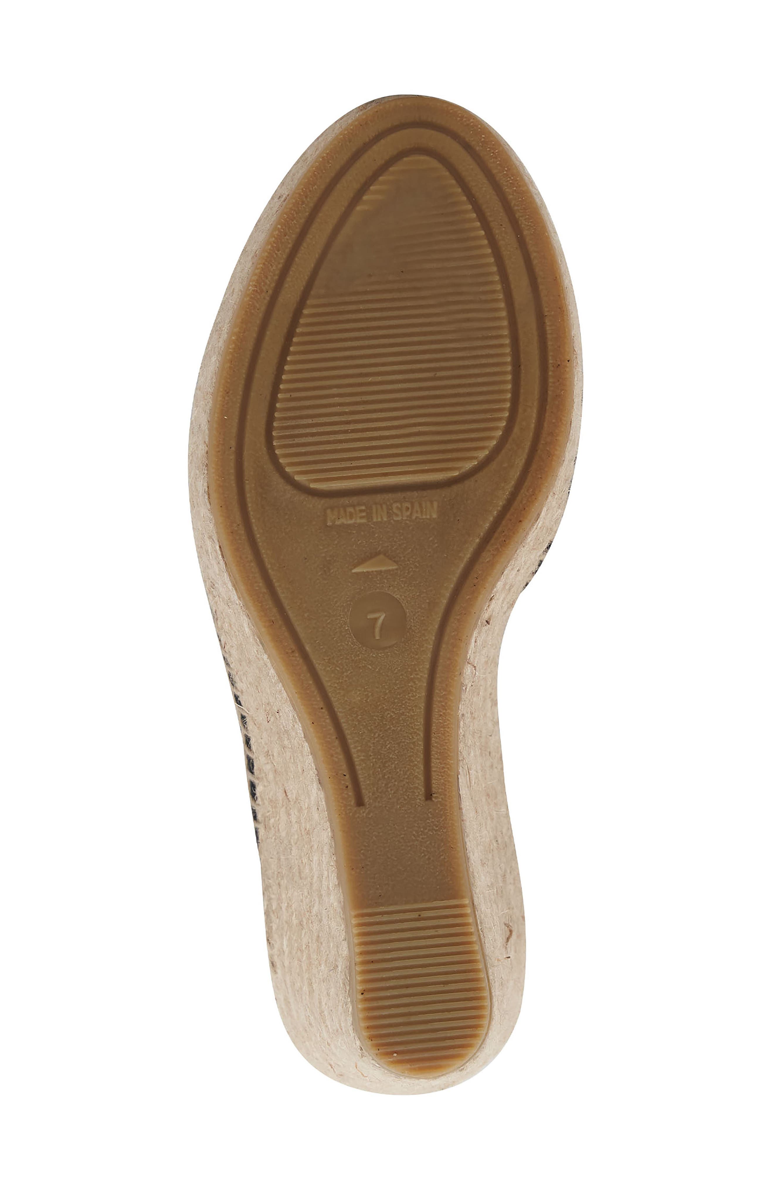 André Assous Catarina Espadrille Platform Wedge Sandal, Alternate, color, Black