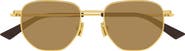 Bottega Veneta 52mm Round Sunglasses