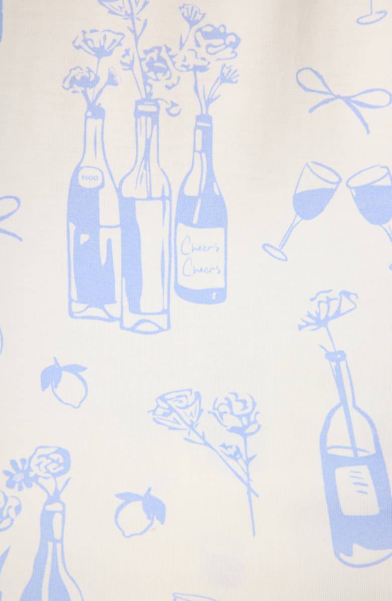 PJ Salvage Parisian Dreams Jersey Pajamas, Alternate, color,