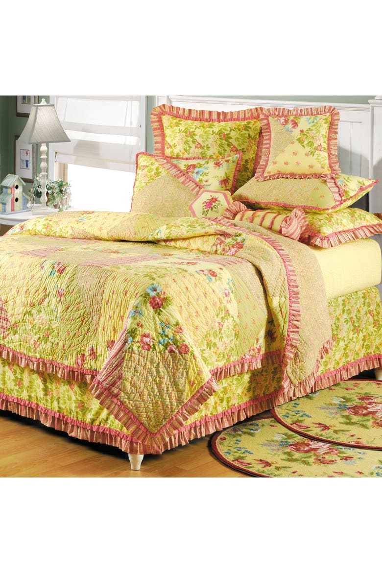 Gabrielle Full/Queen Quilt, Main, color, Yellow