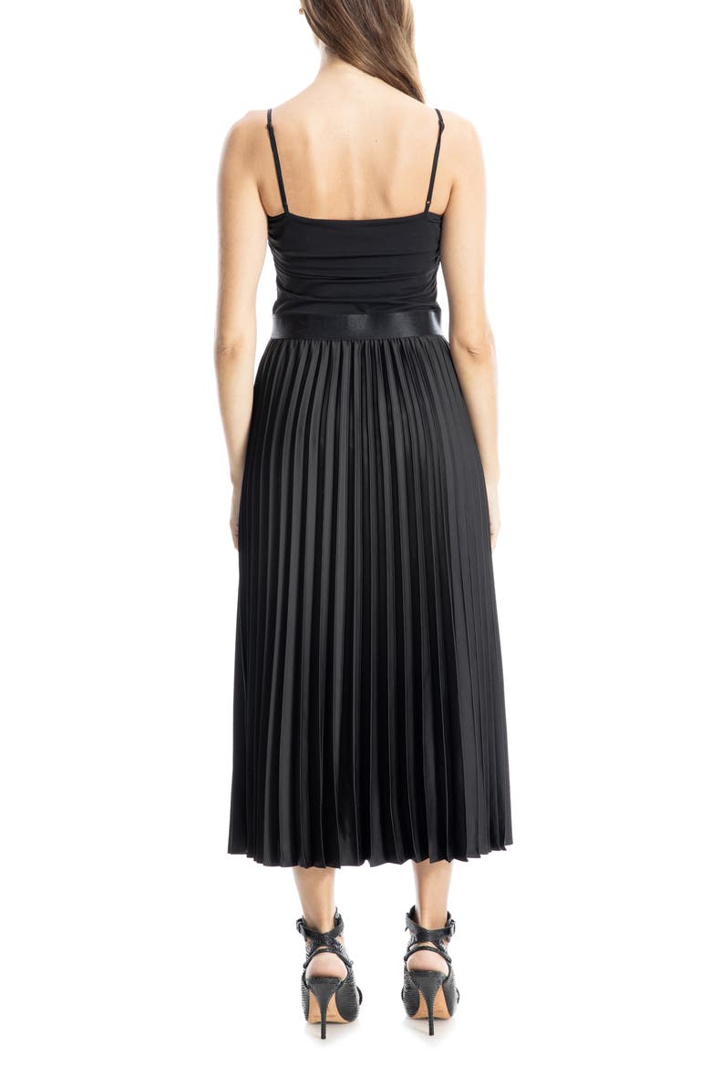 Sleeveless Midi Dress, Alternate, color, BLACK