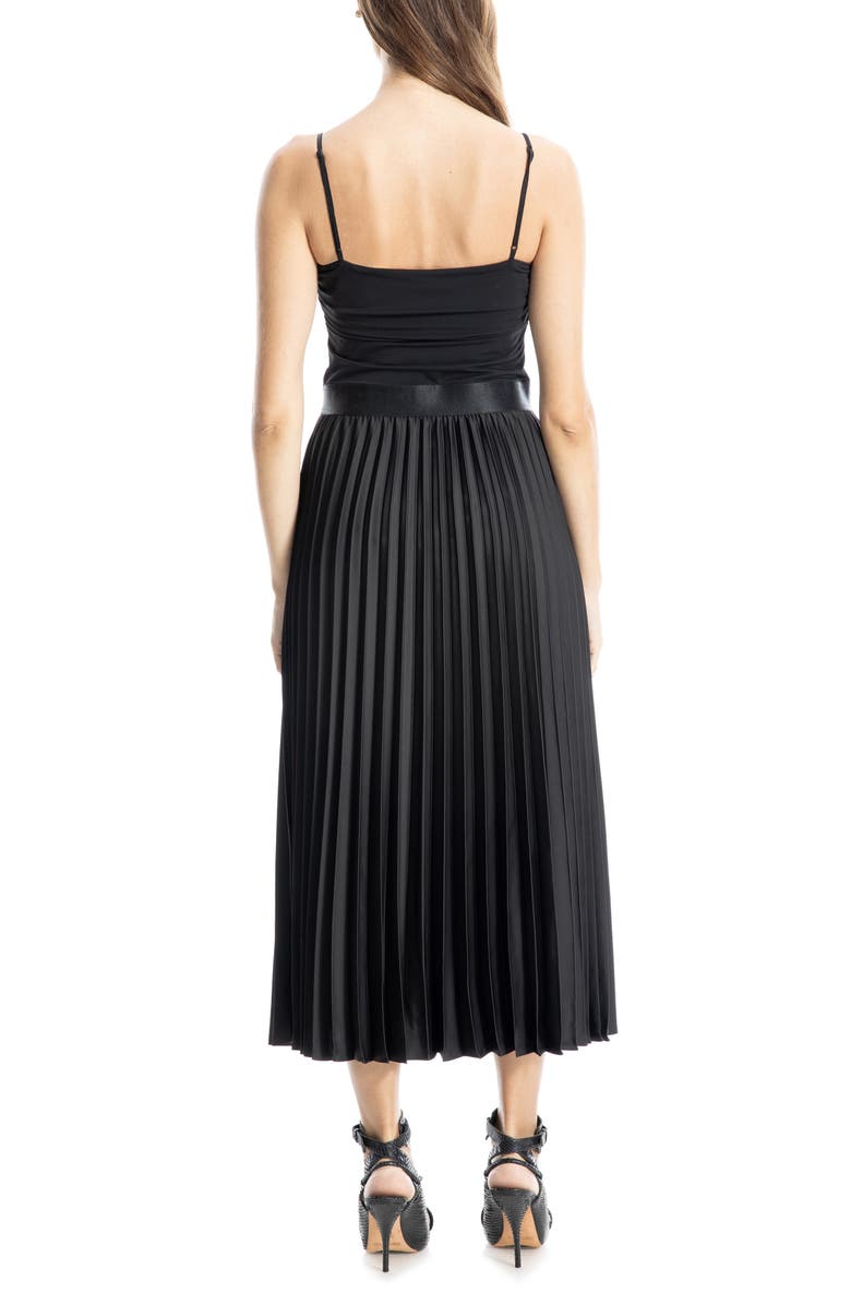 MAX STUDIO Sleeveless Midi Dress, Alternate, color, Black