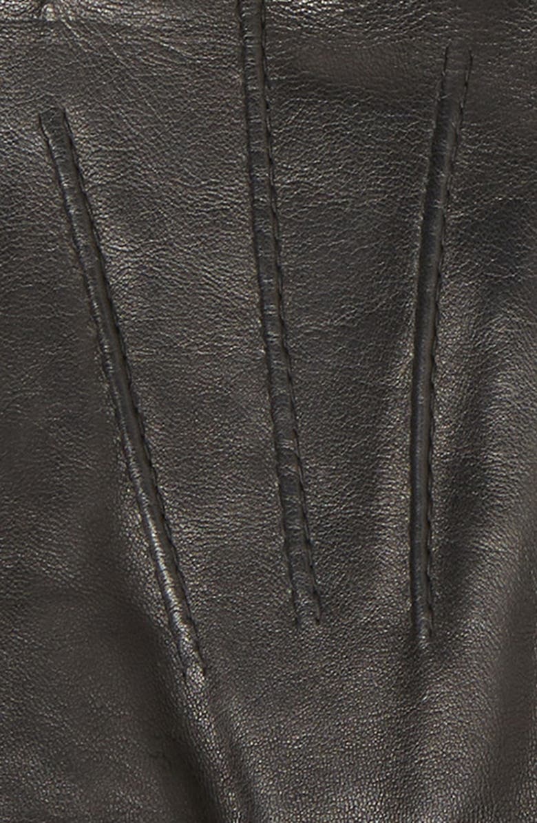 Fownes Brothers Leather Basic Tech Gloves, Alternate, color, Black