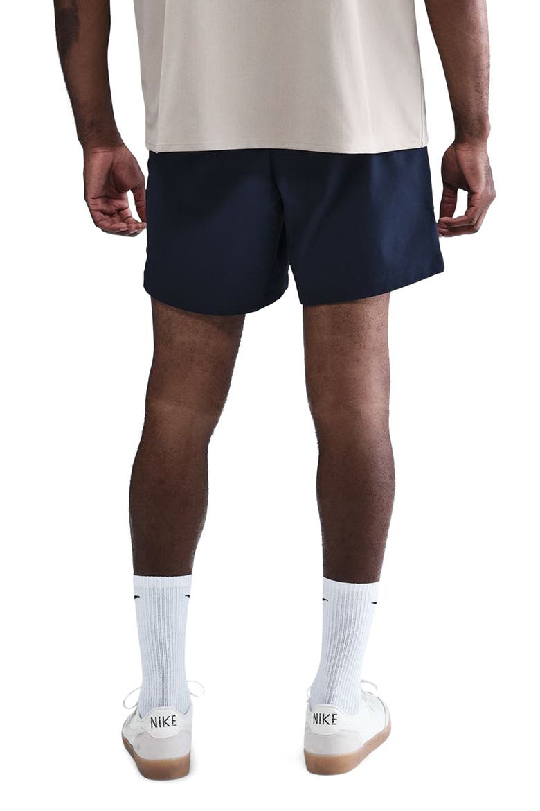 24.7 PerfectStretch Dri-FIT Flat Front Shorts, Alternate, color, OBSIDIAN/ BLACK