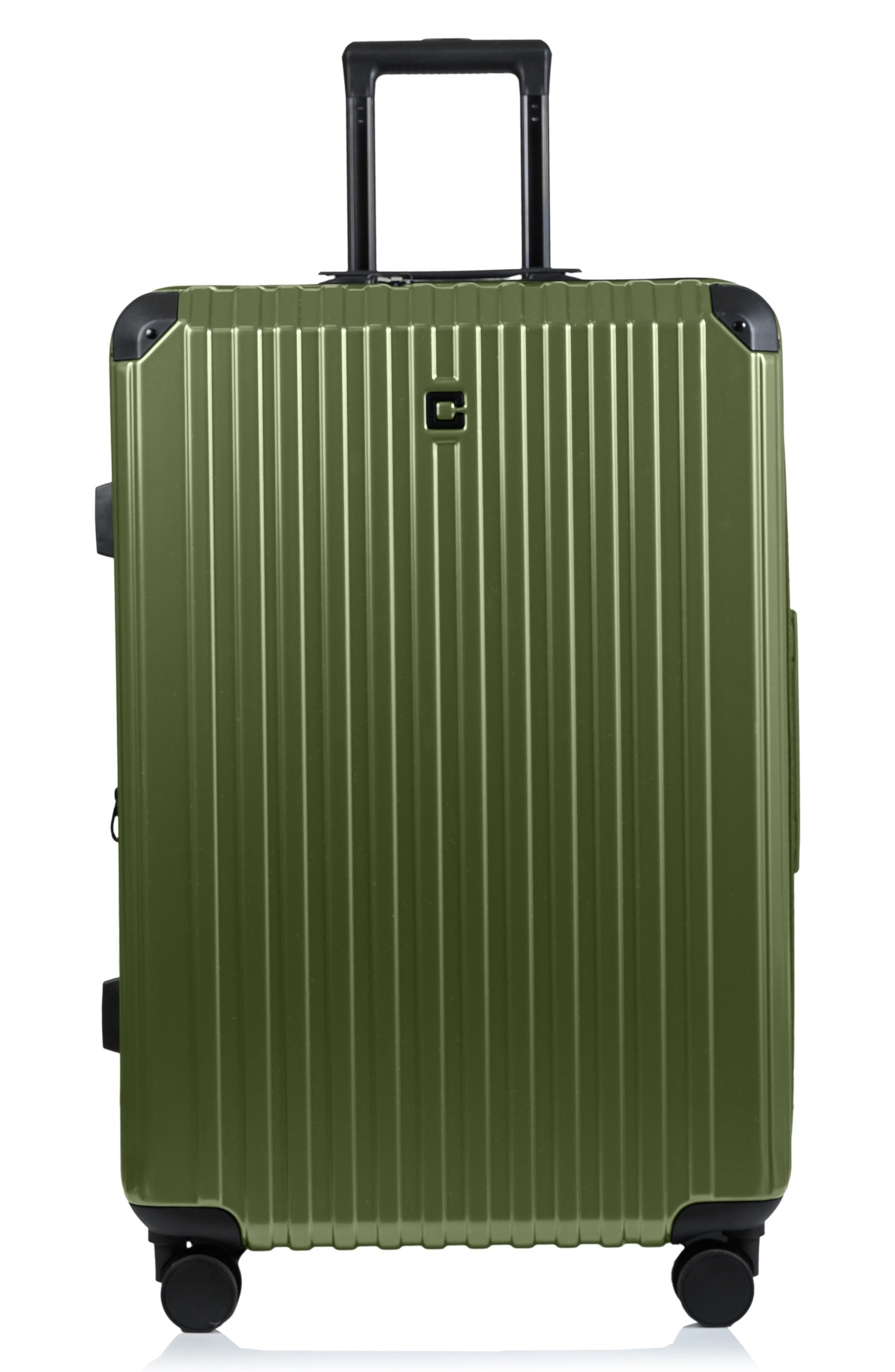 CHAMPS Element 3-Piece Luggage Set, Alternate, color, Green