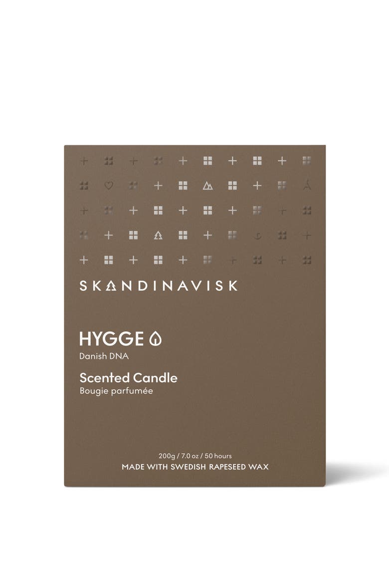 HYGGE Scented Candle 200g, Alternate, color, Brown