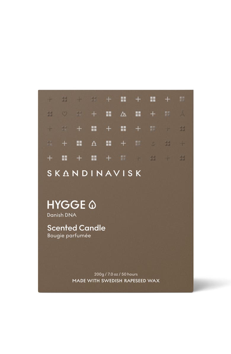 SKANDINAVISK HYGGE Scented Candle 200g, Alternate, color, Brown