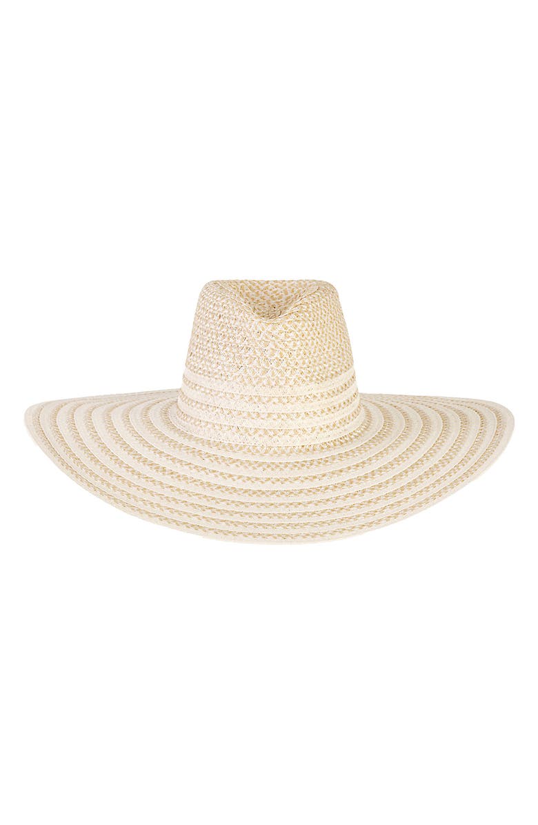 Eric Javits Sea La Vie Straw Sun Hat, Alternate, color,