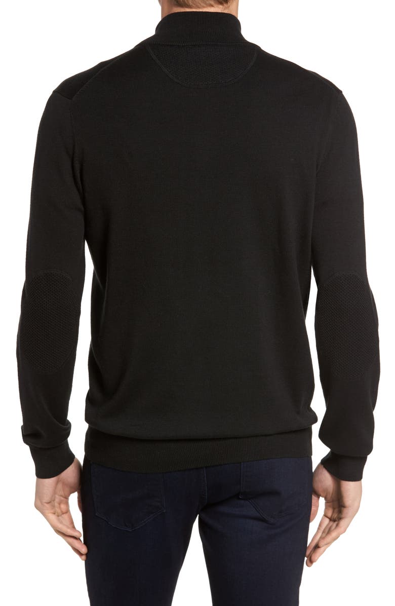 Lacoste Quarter Zip Sweater, Alternate, color, 