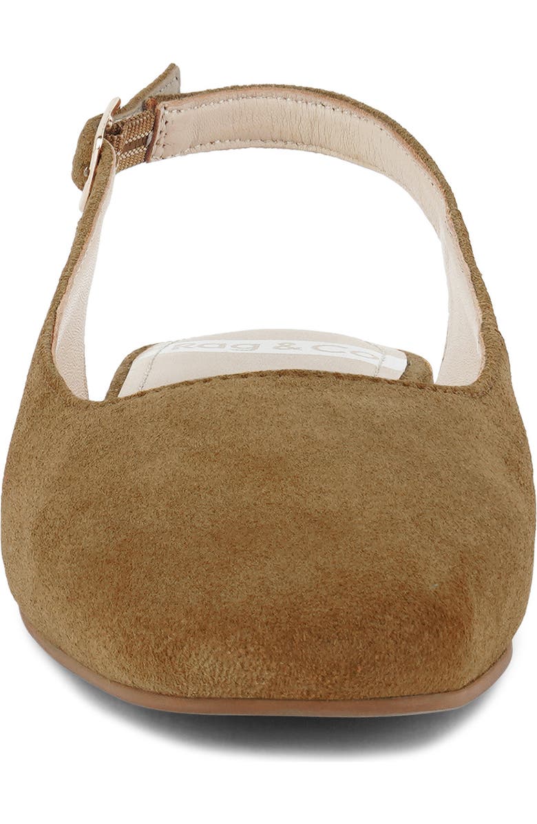 Rag & Co Sozani Slingback Flat, Alternate, color, Tan