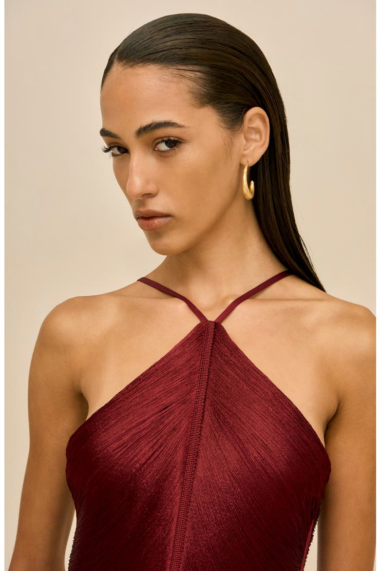 Analeia Mini Hoop Earrings, Alternate, color, GOLD FOILED WOOD