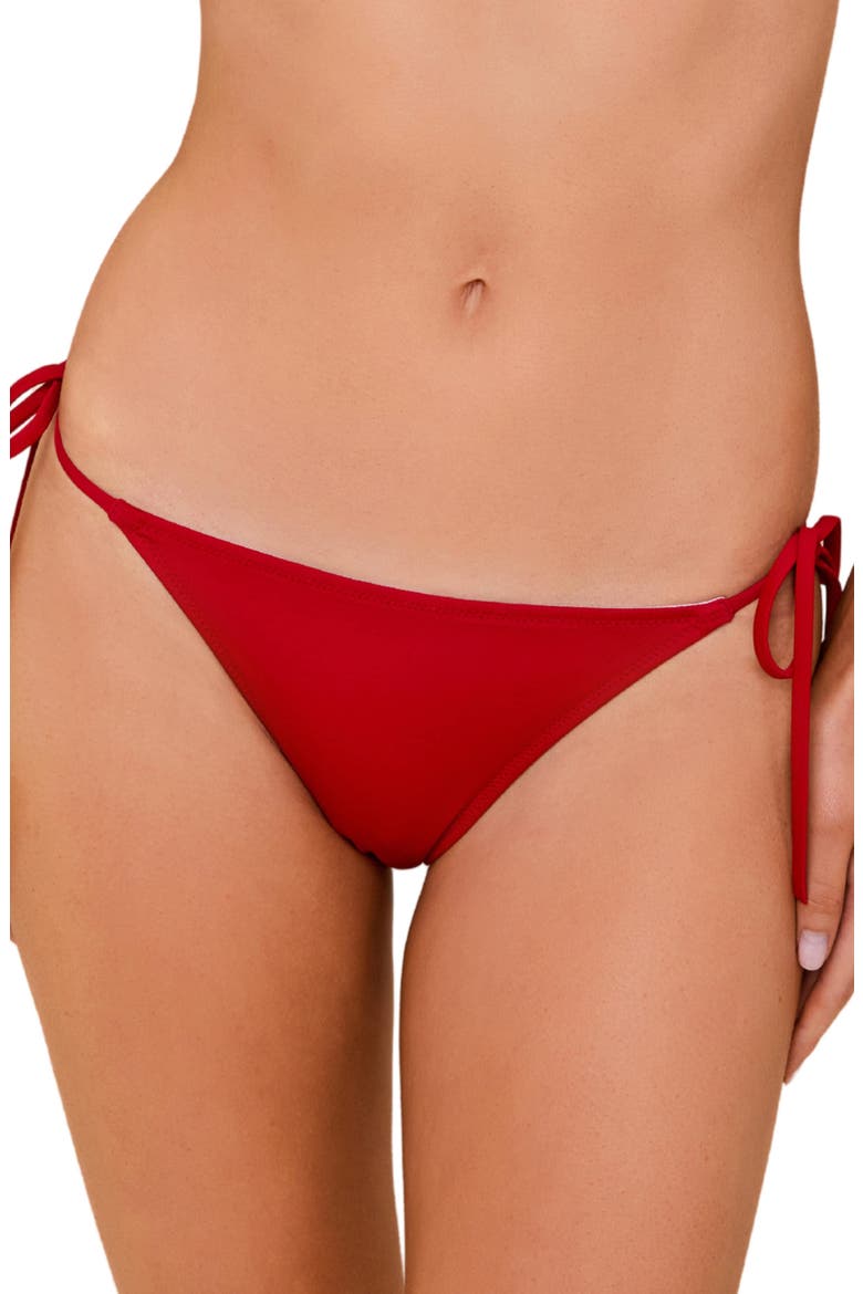 The Iris Reversible Bikini Bottoms, Alternate, color, CRANBERRY FROSTED PINK