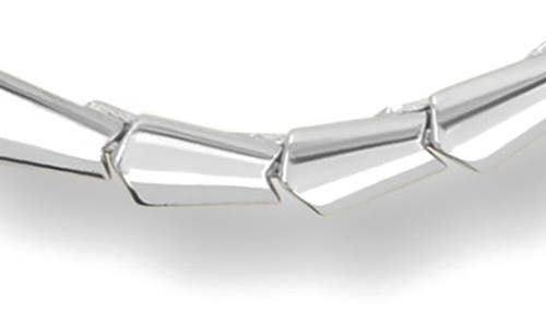 Melinda Maria Serpent Collar Necklace In Silver