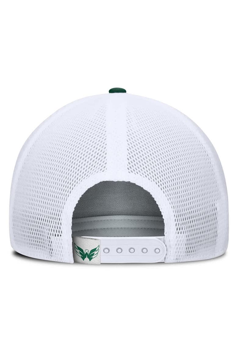 Men's Fanatics Green/White Washington Capitals Bermuda A-Frame Adjustable Hat, Alternate, color, Green
