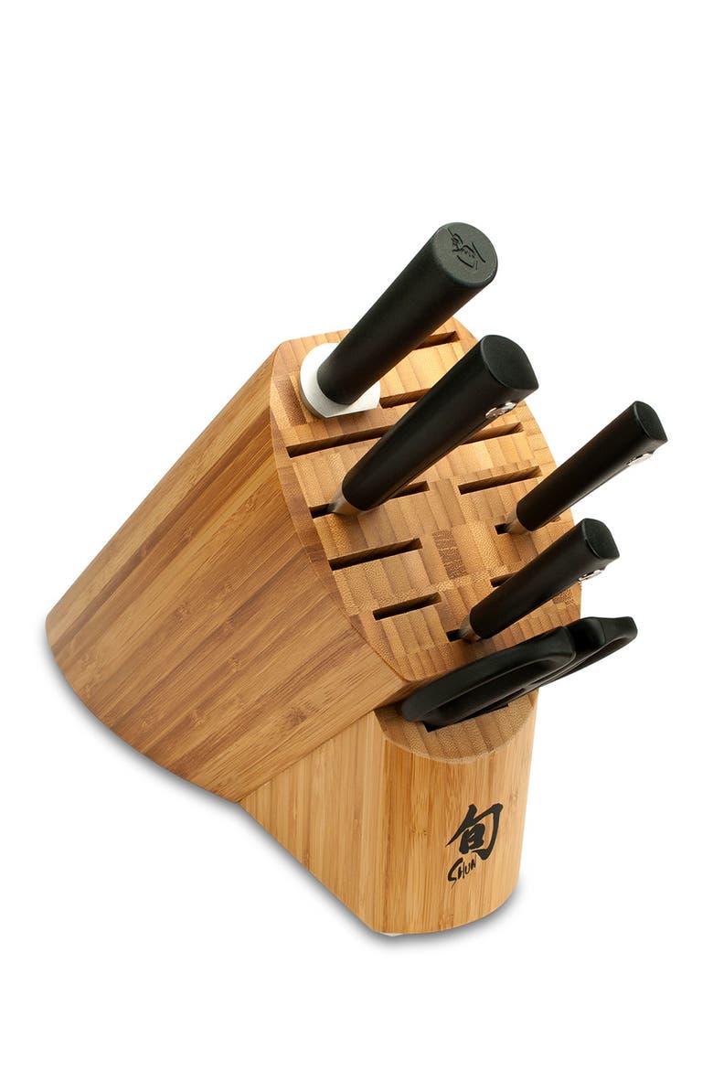 Sora 6-Piece Basic Knife Block Set, Alternate, color, BLACK
