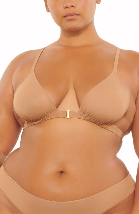 Jelly Sheer Intimates Triangle Bralette (Regular & Plus)