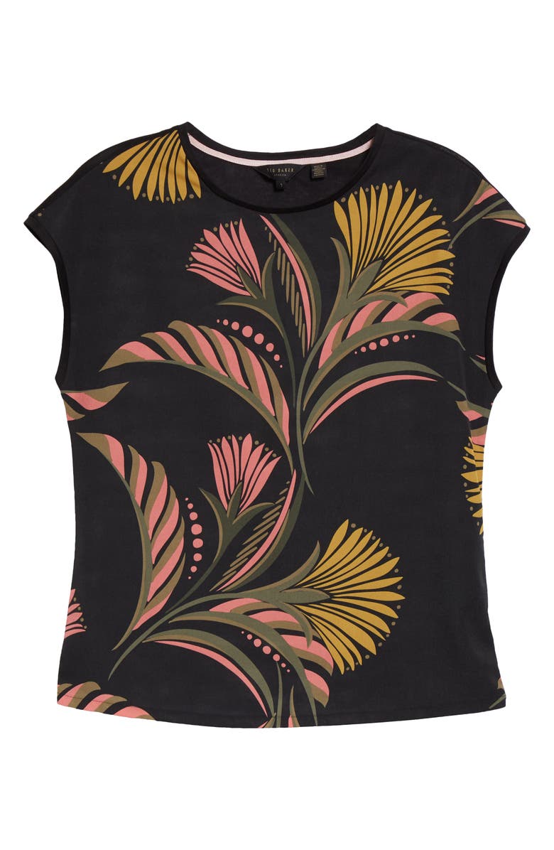 Ted Baker London Pasley Deco Print Shell, Alternate, color, 