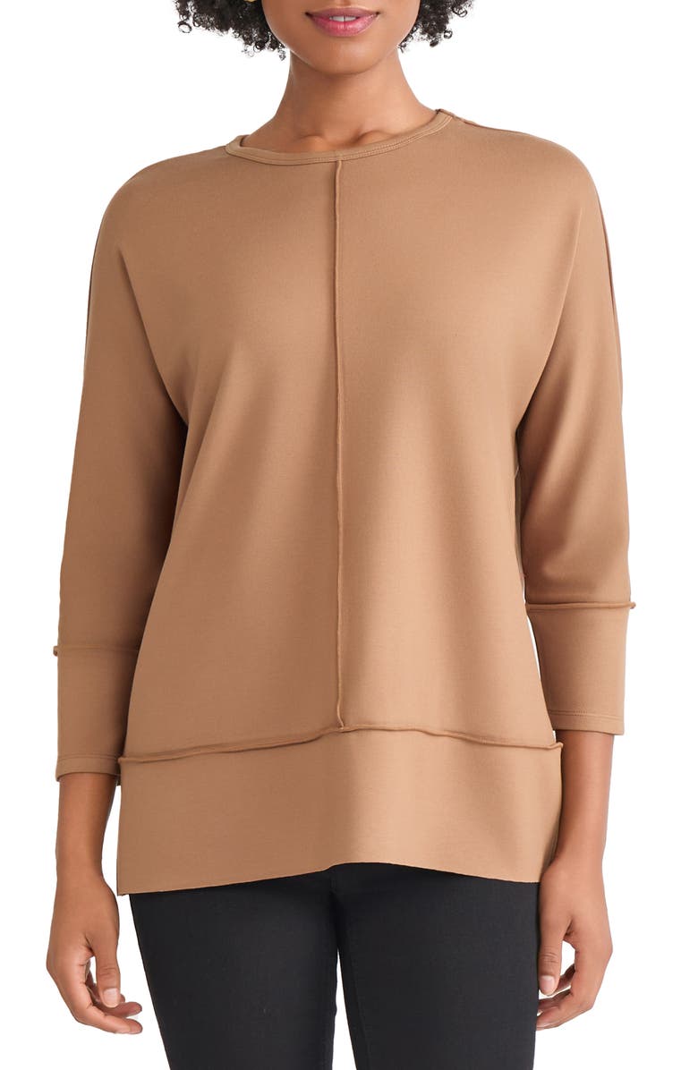 Jones New York Dolman Sleeve Top, Main, color, Caramel