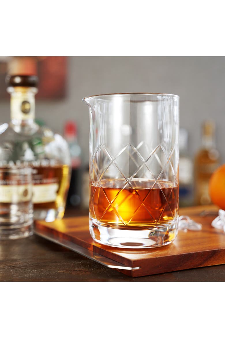 Professional Crystal Mixing Glass, Alternate, color, Clear