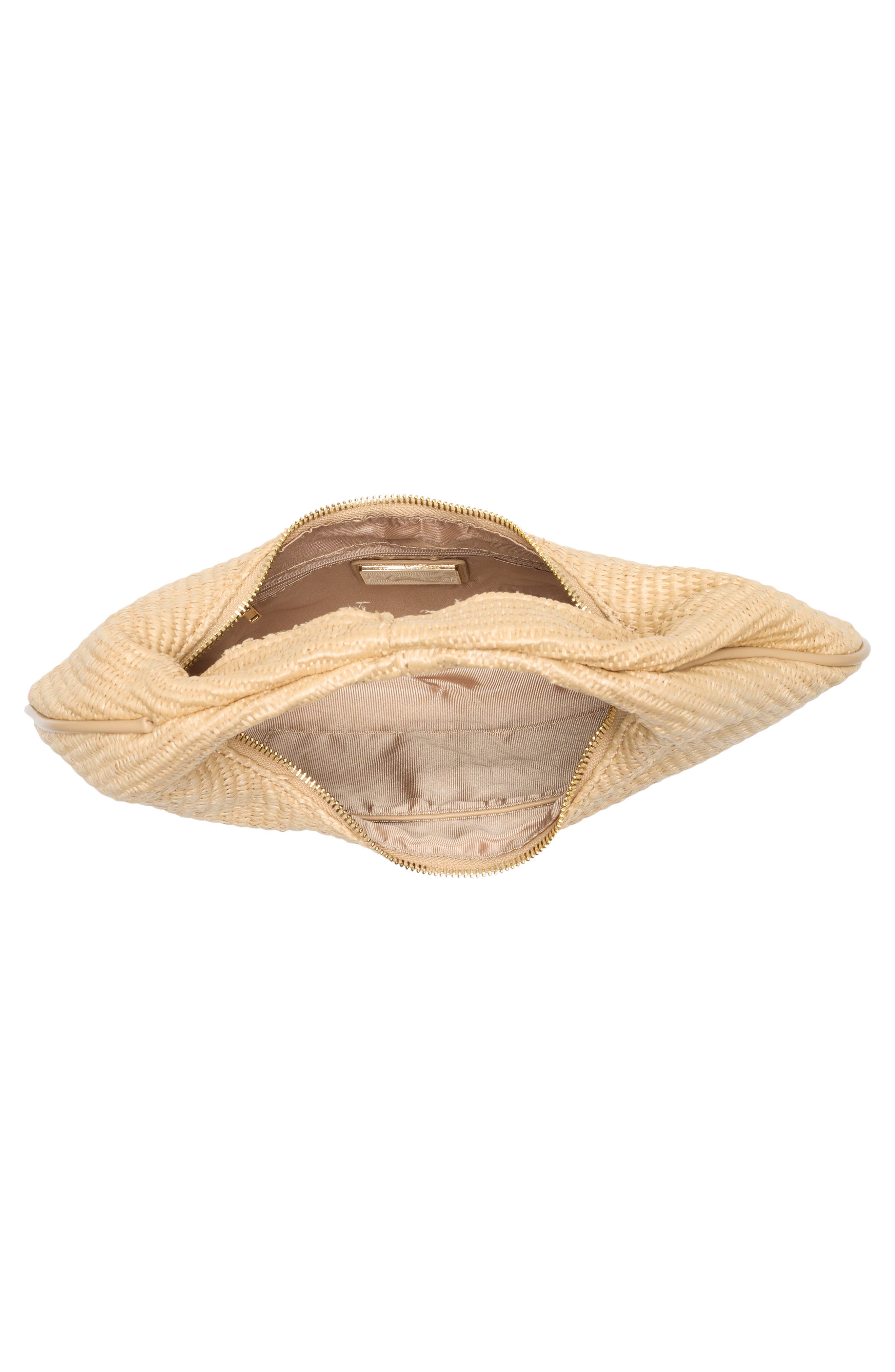 MODA LUXE Farrah Straw Hobo Bag, Alternate, color, Natural