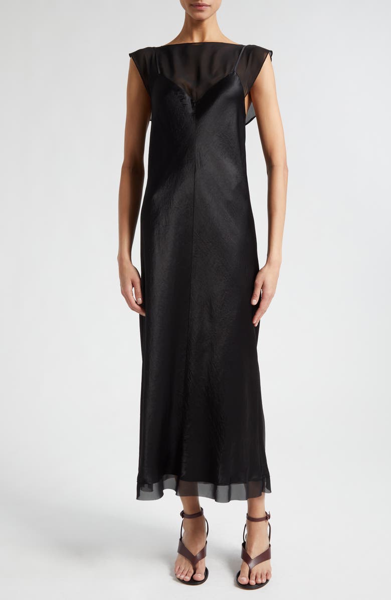 Vince Chiffon Layered Slipdress, Main, color, 