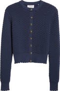 ST. JOHN Re-Edition Textured Knit Cardigan