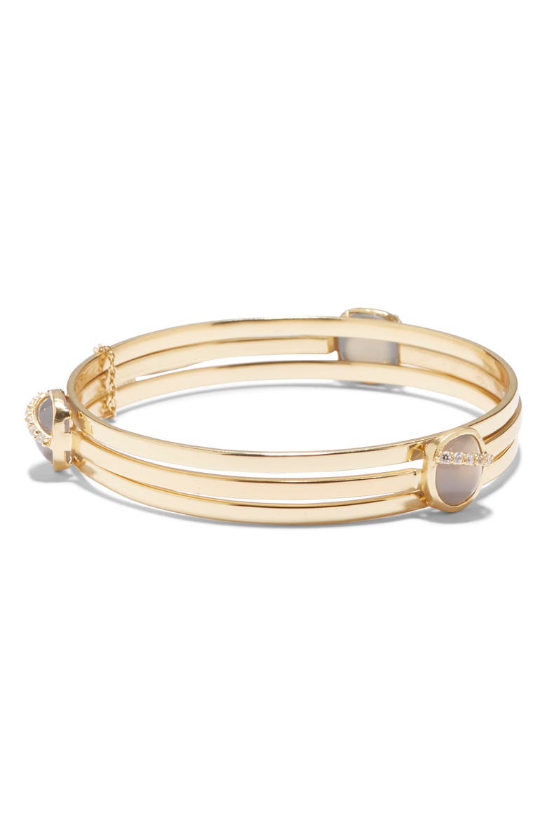 Sole Society Stacked Bangle Bracelet, Alternate, color,