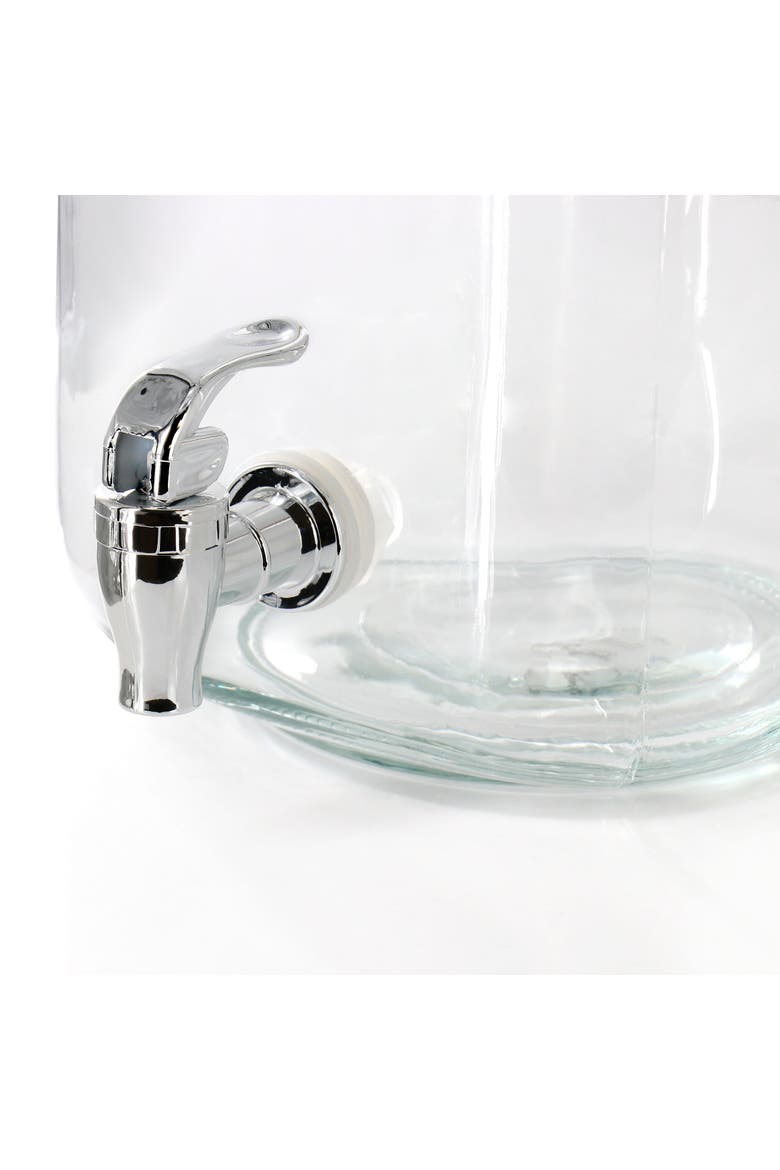 Ferris 1.3 Gallon Glass Beverage Dispenser with Rope Handle, Alternate, color, Clear