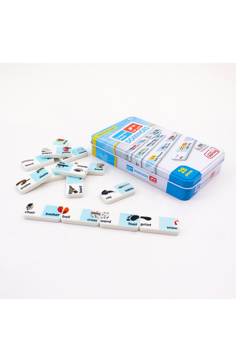 Junior Learning Compound Words Dominoes Language Arts, Alternate, color, Multicolored