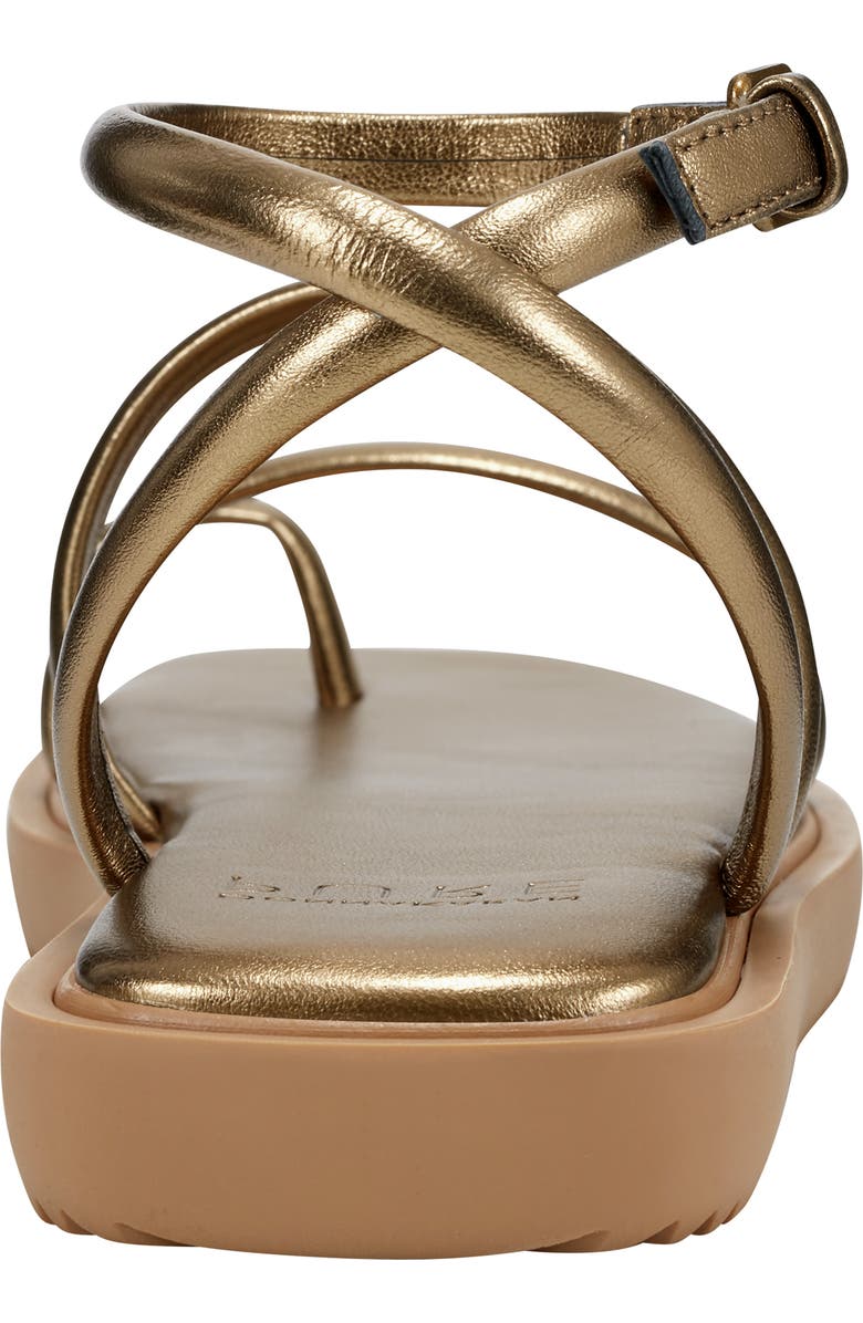 PURE Donna Karan Allie Strappy Sandal, Alternate, color, Bronze