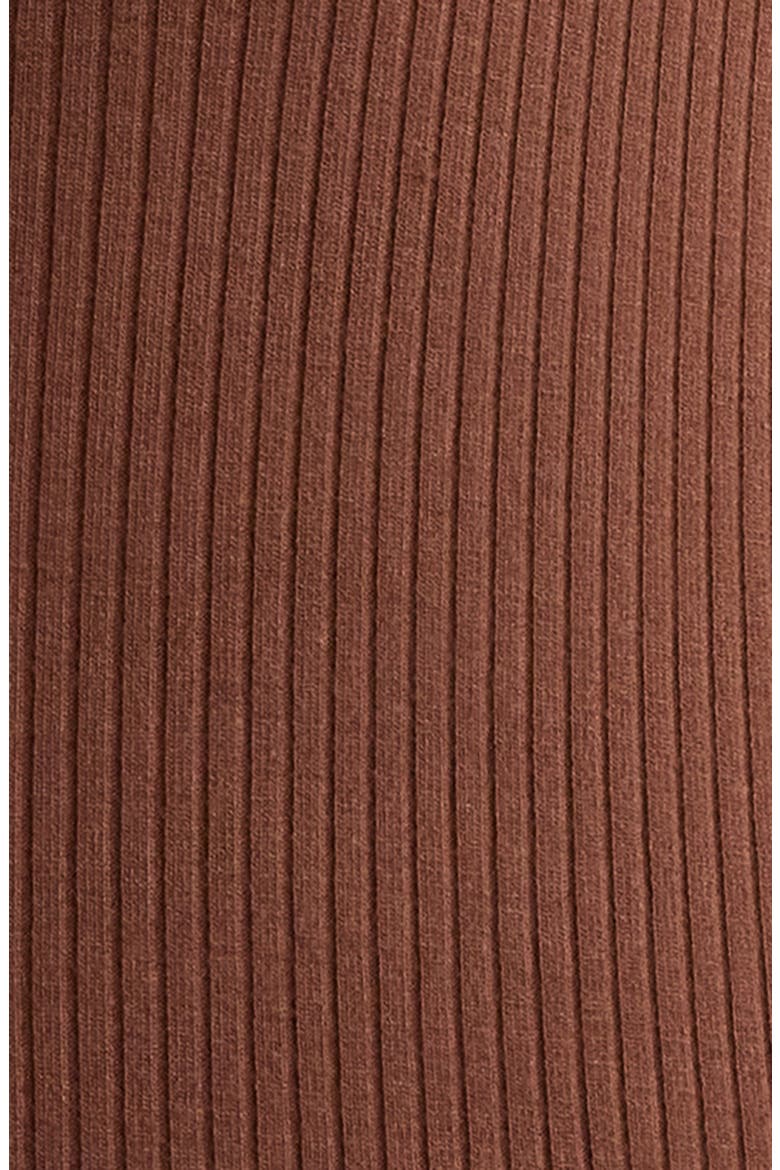 Rosarita Rib Knit Off-the-Shoulder Top, Alternate, color, OAK