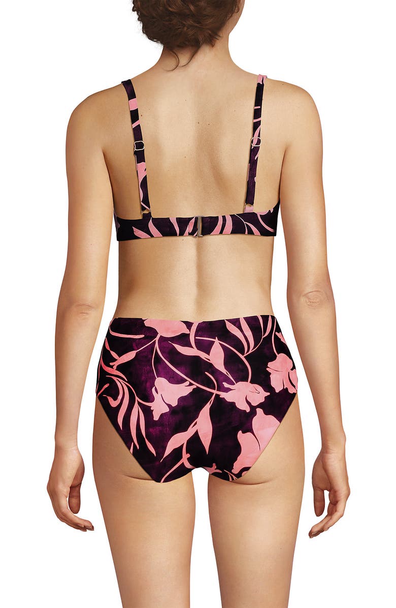 Lands' End Andie x   Tugless Molki Bikini Top, Alternate, color, 