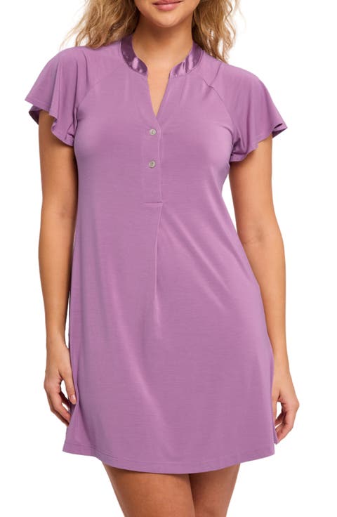 Flutter Sleeve Sleep Shirt