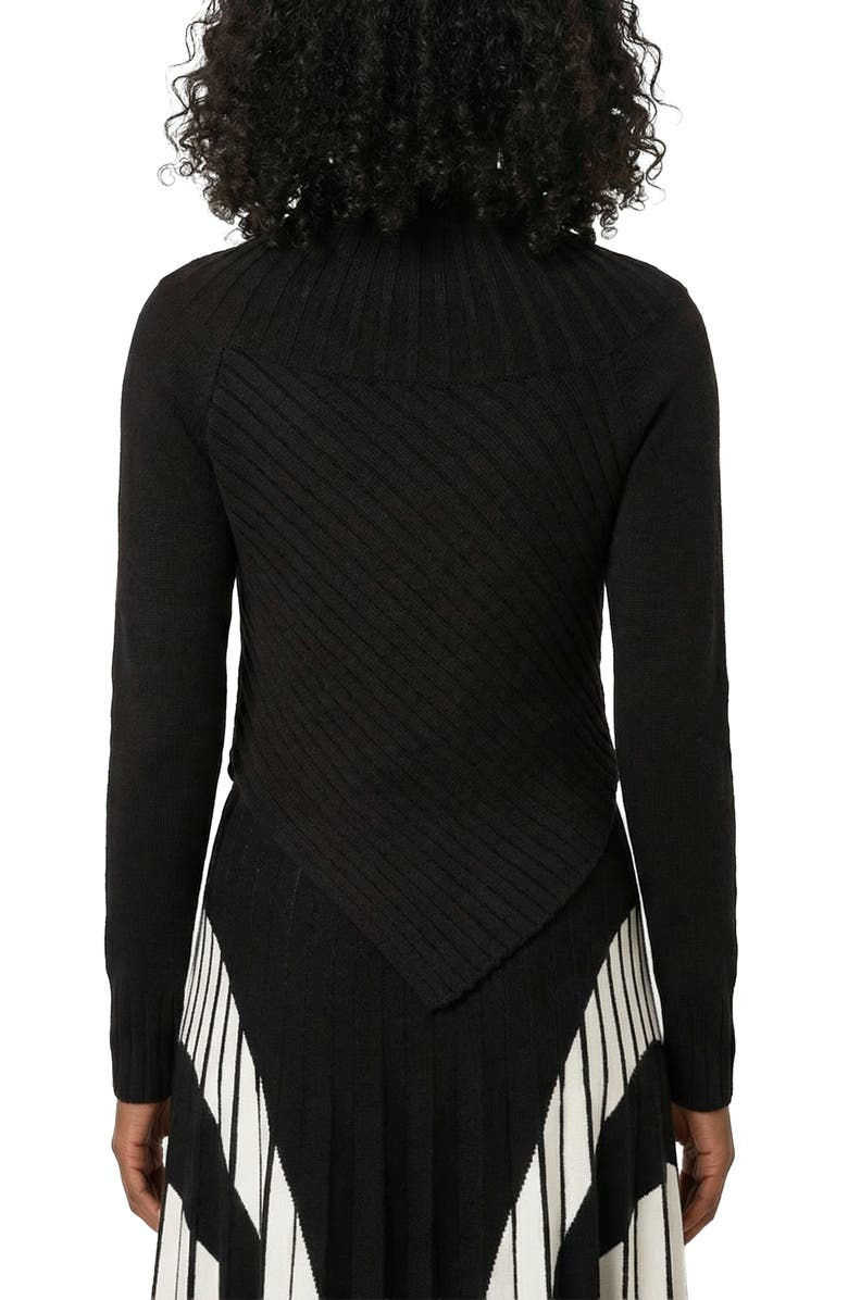 AREA STARS Ursula Top, Alternate, color, Black