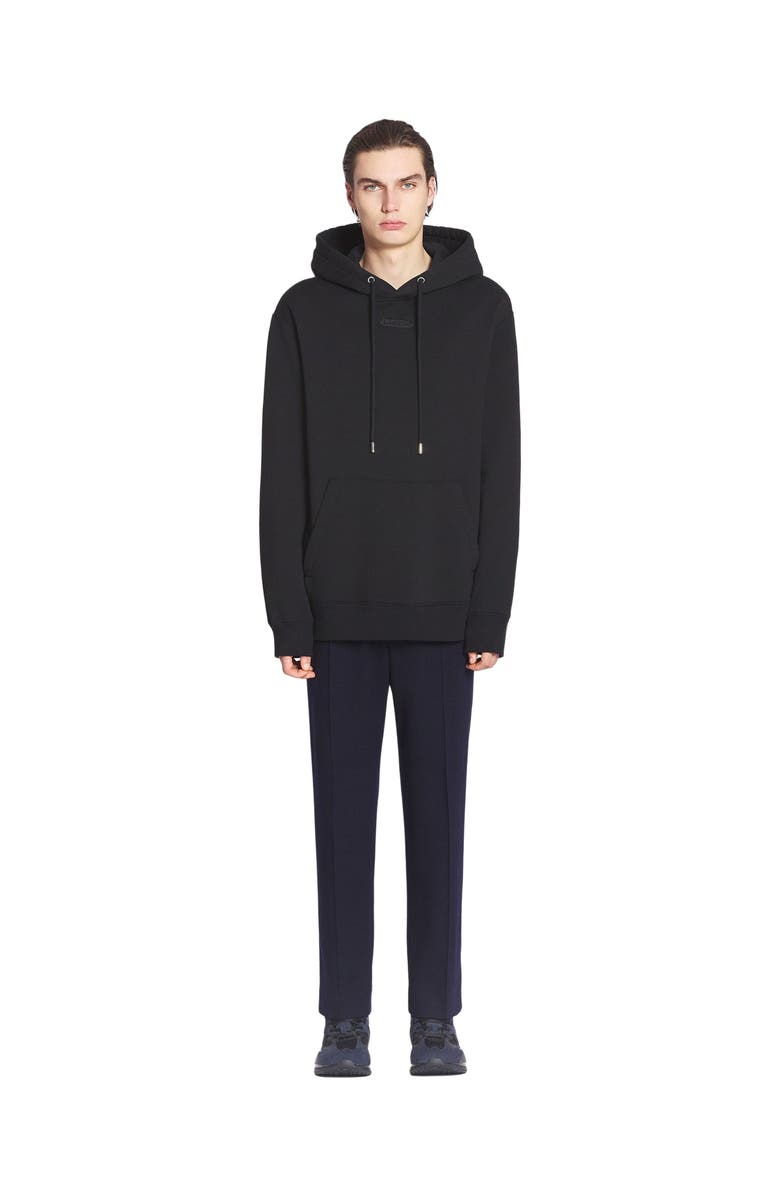 Lanvin Detail Loose-fitting Hoodie, Main, color, Black